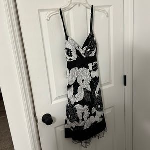 Black and white size medium dress